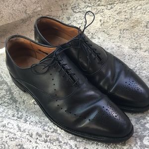 Allen Edmonds Weybridge Men’s Black Leather Oxford Dress Shoes Size 12 D